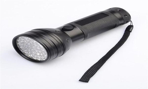 EPACKET 395NM 51led UV ultraviolet lampe de poche LED lampe à éclairage de torche noir