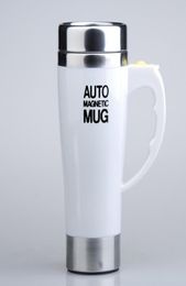 Epacket 450 ml Automatique Mug de café magnétique Tasse de café en acier inoxydable Milking Water Blender Blender Smart Breakfast Thermal Cu4397611