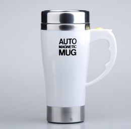 Epacket 450 ml Automatique Mug de café magnétique Tasse de café en acier inoxydable Milking Water Blender Magasin Smart Breakfast Thermal Cu2807187