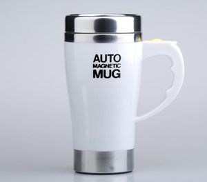 Epacket 450 ml automatisch roerende magnetische koffiemok roestvrijstalen melk mengen Water Cup Blender Lazy Smart Breakfast Thermal Cu8781519
