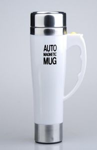 Epacket 450 ml automatisch roerende magnetische koffiemok roestvrijstalen melk mengen Water Cup Blender Lazy Smart Breakfast Thermal Cu4397611