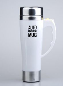Epacket 450 ml Automatique Mug de café magnétique Tasse de café en acier inoxydable Milking Water Blender Blender Smart Breakfast Thermal Cu8777713