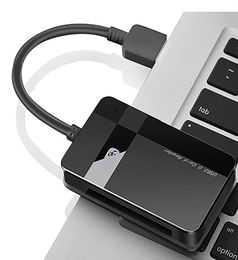 Epacket C368 lecteur de carte tout-en-un haute vitesse USB30 téléphone portable Tf Sd Cf MS carte mémoire tout en un readers284F237Y305T5365380