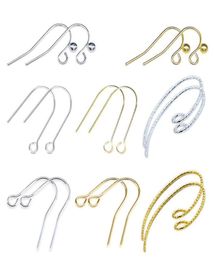 Epacket DHL Variété universelle de cuivre pur Colorpreserving Electroplaste Hypoallernic Oree Hooks GSEG09 Jewelry Accessoires E2701692