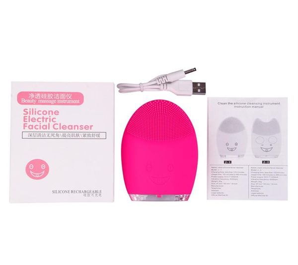 Epacket Face Cleaning Mini Masajeador Eléctrico Máscara de cepillo Improte a las herramientas de limpieza de silicona 315Y2658806