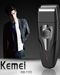 Epacket Kemei KM1103 rasoirs électriques rechargeables mâles rasoir pour le visage alternatif rasoir pour le visage DualNet Care2582258m7247244
