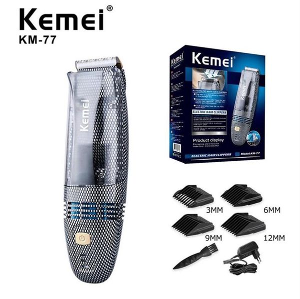 Epacket Kemei KM77 Automatic Hair Suck Clipper Professional Baby Sacuum Electriclessless Child Trimm Haircut Machine231H246U2368939