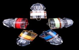 Epacket LED Diamond Visserij Flitsende lichte diepe druppel onderwater Acryl Aas Lure Squid Strobe Lights 5 Colors for Choose30J208R8570283