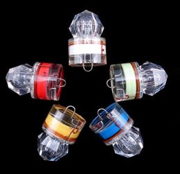 Epacket LED Diamond vissen flitslicht diep druppel onder water Acryl Aas Lure Squid Strobe Lights 5 Colors for Choose30J208R1448772