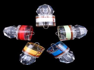 Epacket LED Diamond Fishing clignotant clair Drop Drop sous-marin en acrylique appât LURS SQUID LUMILES STROBE 5 COULEURS POUR COISON308J235T4107744