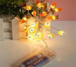 Epacket LED lapin chaîne lumières décoration de Pâques boîtier de batterie étanche mignon dessin animé lanterne nouvel an fête décoration23639093