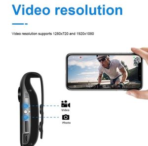 Epacket mini videocámaras 1080p Full HD Video Digital Video Recorder Dashcam Cam H264 Vengo de videocomisión Cámara pequeña2610704