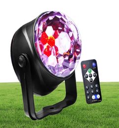 Epacket Draagbare Laserprojectorlamp Podium Led-verlichting RGB Zeven Modusverlichting Mini DJ Laser met afstandsbediening voor Kerstmis Par9425713