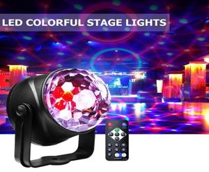 Epacket Draagbare Laserprojector Lamp Podium Led-verlichting RGB Zeven Modus Verlichting Mini DJ Laser Met Afstandsbediening Voor Kerstmis Par1417177