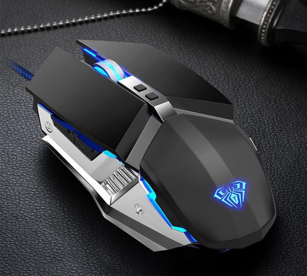 Souris de jeu professionnelle Epacket S30 filaire 3200DPI souris optique rétro-éclairé mécanique souris d'ordinateur pour ordinateur de bureau PC3589985