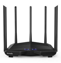 Epacket Tenda AC11 AC1200 Wifi Router Gigabit 24G 50GHz DualBand 1167Mbps Draadloze Router Repeater met 5 High Gain Antennes3342855