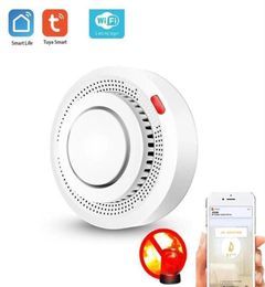 Epacket Tuya WiFi Smart Smoke Detector Beveiligingssysteem Sensoren Alarm brandbeveiliging Smokehouse Combinatie Home227L320S2241205Y269027461