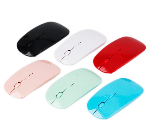 Epacket souris optique sans fil USB Ultra mince récepteur 24G souris Super mince ordinateur sans fil PC portable de bureau 6686785