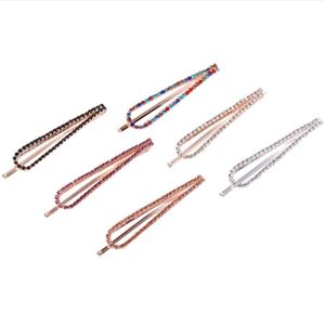 EPECKET DHL Gratis Schip Haaraccessoires Hoofdtooi U-vormige Clip Crystal Rhinestone Haar Clip Word Clip DAFJ186 Sieraden Haar Clips Barrettes