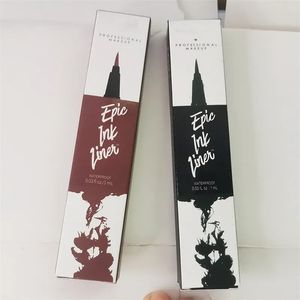 Epic Inktvoering Waterdicht Zwart Bruin 2 Kleuren Vloeibare Eyeliner Oogpotlood Make-up Maquiagem Langdurige Pen Ooglidlijn Stok