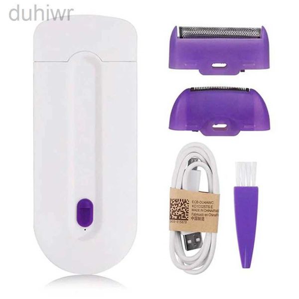 Épilateur 2 en 1 épilateur électrique Femmes rechargeables Épilation de cheveux EXPILATION DÉPILATEUR INSTANT CAPNEUR LETUIRE LETTRES OUTILS DRAMPS D240424