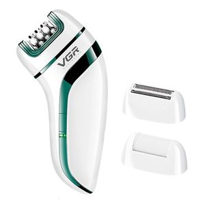 Epilator 3-in-1 oplaadbare vrouwelijke gezicht body elektrische scheerhut vrouwelijk haar remover bikini trimmer benen vrouwelijke scheercel calluses remover 230406