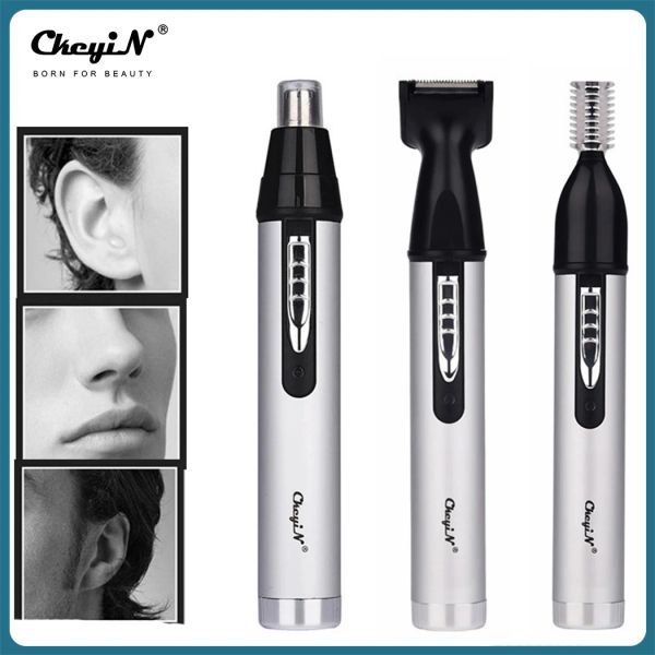 Épilateur 3 en 1 rechargeable nez oreille tondeuse unisexe sécurité épilateur coupe sourcils favoris tondeuse machine de coupe de cheveux