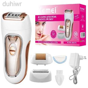 Epilator 3in1 Elektrische epilator Women Shaver wenkbrauw Trimmer been vrouwelijke gezichtshaarverwijderaar bikini trimmer oplaadbare dame scheerschoening neus d240424