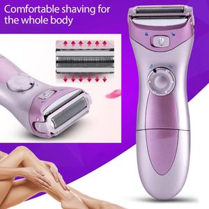 Épilateur 3 en 1 épilateur femmes épilateur indolore rasoir Bikini jambes aisselles corps visage tondeuse rasoir lavable utilisation humide/sèche pour les femmes 231013