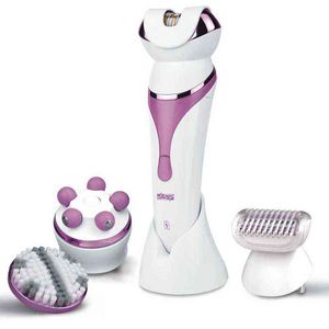 Épilateur 4in1 femmes épilateur électrique épilateur facial jambe tondeuse épilation rasoir dame rasoir bikini corps féminin rasage machine220422