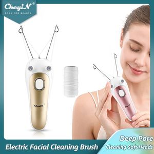 Epilator CkeyiN Women Electric Epilator Body Hair Removal Defeatherer Cotton Thread Depilator Lady Shaver Face Hair Remover Beauty 230626