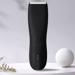 Depiladora eléctrica Body Groomer Recortadora de vello púbico para hombres Balls Shaver Clipper Male Sensitive Private Parts Razor Sex Place Face Cut 230606