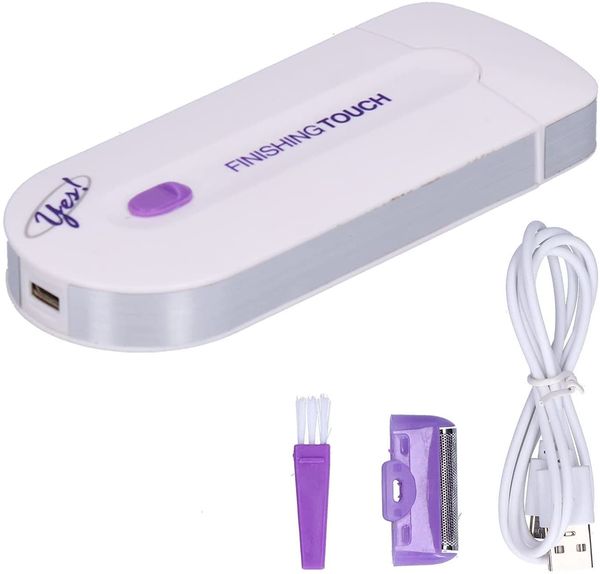 Épilateur Électrique Épilateur Blu-ray Épilateur Soyeux Indolore Usage Domestique Unisexe USB Rechargeable Induction Corps Rasoir pour Jambes Aisselles 230428