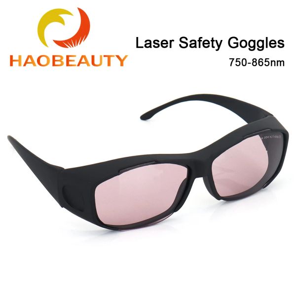 Épilateur HaoBeauty Lunettes de sécurité laser 750865nm OD4 + Bouclier Lunettes de protection Lunettes de protection