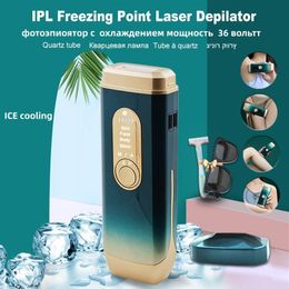 Depiladora láser depilación con sistema de refrigeración por hielo Poepilator Ipl Depilator 999900 Flashes uso doméstico afeitado y eliminación 230826