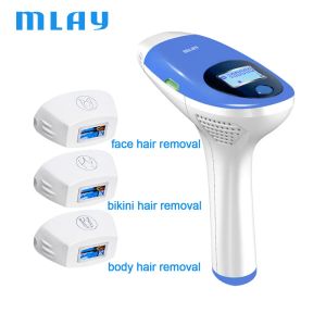 Epilator MLAY LASER HEBPEREN 500000 flitsen Permanente IPL Haarverwijdering Hine voor vrouw met 3 Hair Removal Lamp Depilador