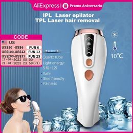 Épilateur P oépilateur dispositif d'épilation au Laser refroidissement par glace IPL 6 levier usage domestique dépilador a owy pour les femmes 230421