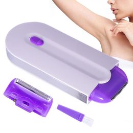 Epilator Professional Painless Hair Removal Kit Laser Touch Epilator USB opladen vrouwelijk lichaam gezicht benen bikini hand scheerapparaat ontharing 230506