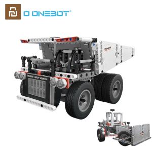 Épilatateur Xiaomi OneBot Mine Truck Building Blocs Contrôle de la transmission mécanique pure composée de 500 pièces de simulation de haut pour cadeaux
