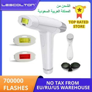 Epilatoren Lescolton 2in1 IPL Laser Heren Machine Laser Epilator Haarverwijdering Permanente Bikini Trimmer Electric Depilador A Laser J230213