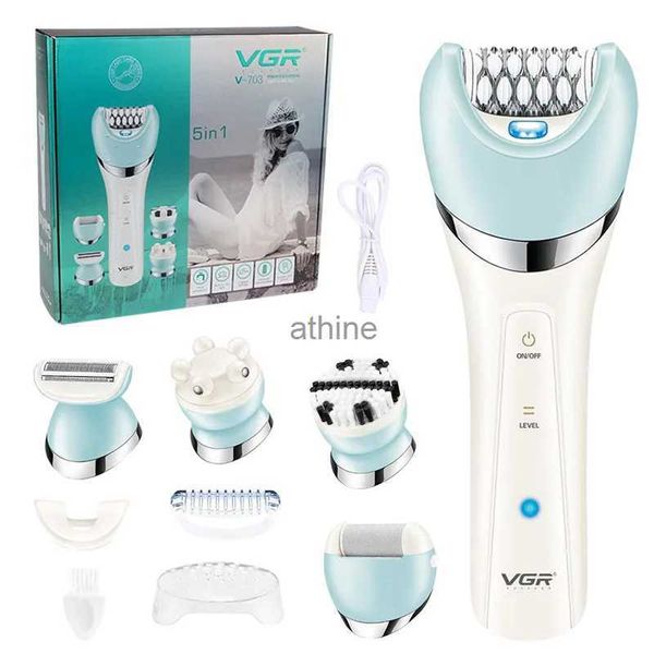 Depiladoras VGR Depiladora eléctrica para mujeres, afeitadora femenina, depilación corporal para piernas, depilación labial, barbilla, depilatoria, Bikini, removedor de vello facial YQ240120