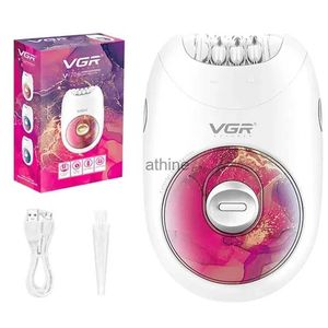 Épilateurs VGR épilateur femme Rechargeable épilateur électrique femelle pour l'épilation du visage pour les jambes du visage corps aisselles Bikini YQ240119