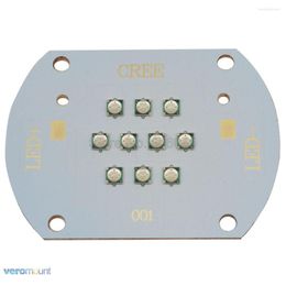 Epileds 3535 10LED s UV 365nm 385nm 395nm 420nm haute puissance 10 puces lampe à diode LED intégrée pour l'encre de polymérisation de colle