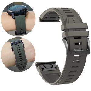 EPIX GEN 2 SILICONE Watchband Band pour Garmin Fenix 6x 6 Pro 7x 7 5x 5Plus 935 945 Smart Watch 26mm 22 mm Band Bracelet QuickFit