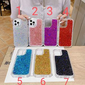 Étuis époxy Bling Cover 3in1 pour iphone12 12Mini 12PRO 12PROMAX 11 11pro 11promax X XR XSMAX SE 8 7 6 8P Shscase Anti-slip Samsung A11 A21S A31 A01 A02S A02 A12 A32 S21