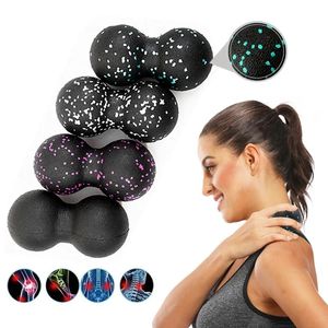 EPP 8cm Balles d'arachide Massage corporel Fascia Ball Haute densité Muscle relaxation Lacrosse Fitness Yoga Myofascia Ball Soulagez la douleur