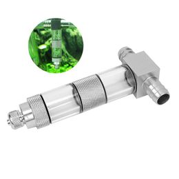 Équipement 12/16mm acier inoxydable CO2 diffuseur réservoir d'aquarium atomiseur externe dioxyde de carbone atomiseur régulateur réacteur