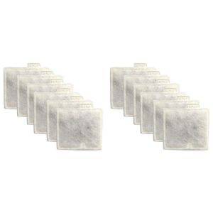 Équipement 12 cartouches filtrantes à charbon moyen pour Aquarium, pour remplacements Aqueon Quietflow Power 10