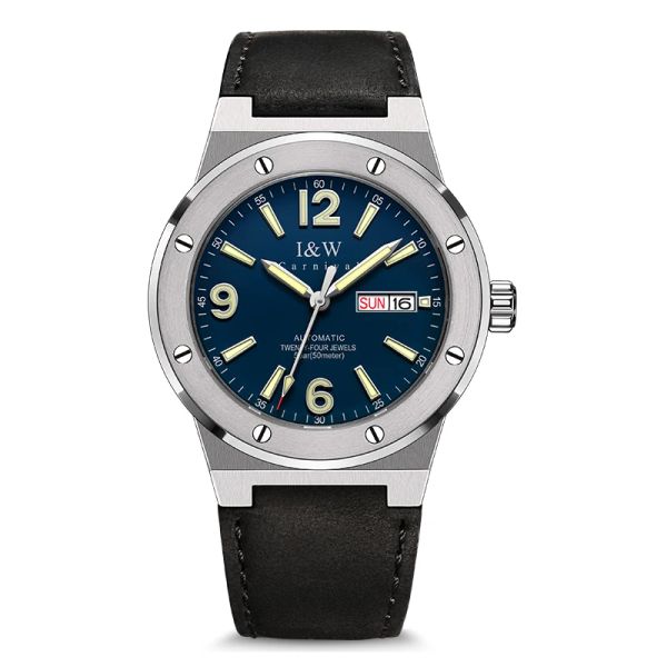 Équipement 2021 Nouvelle Suisse I W Watch Mécanique pour les hommes marque Automatic Wrist Watch 50m étanche NH36A Reloj Hombre