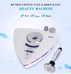 Équipement Machine faciale de rajeunissement de la peau RF 3 en 1 pour la mise en forme du corps, levage du visage, retrait du sac des yeux, mini machine RF portable pour usage domestique